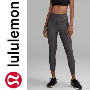 Lululemon Base Pace High Rise Tight 25” Two-Tone Ribbed Leggings